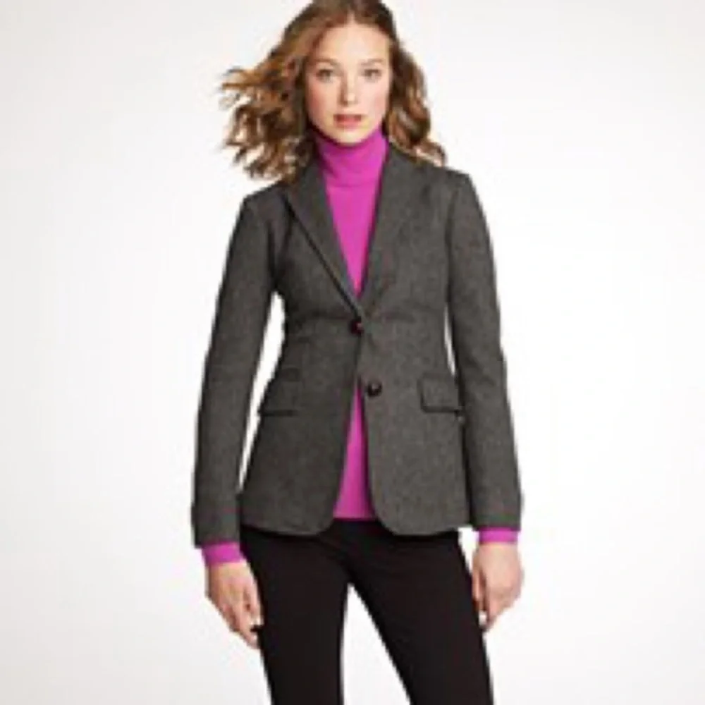 J crew blazer wool blend herringbone